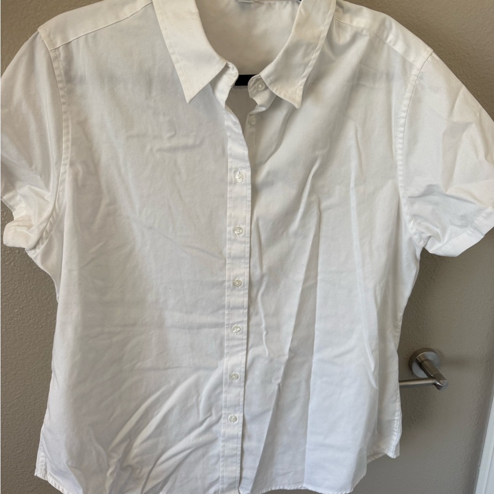 Port Authority White Women's Top